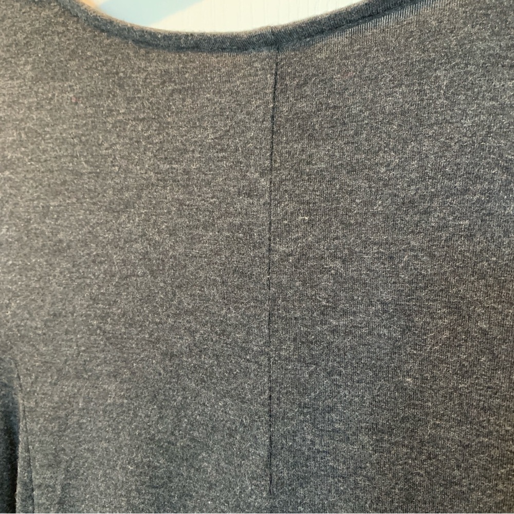 OLD NAVY Gray Crew Neck Long Sleeve A-Line Mini Dress Size SP - Picture 9 of 12